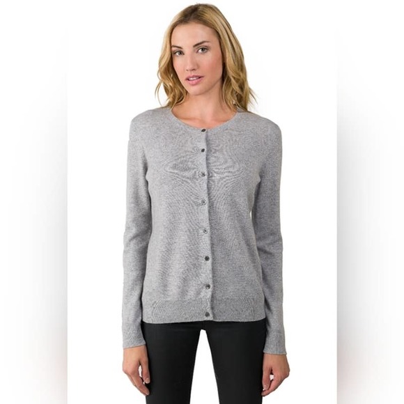 GAP Sweaters - Gap Women's Size M Combed Cotton Heather Gray Cardigan Sweater Work Casual